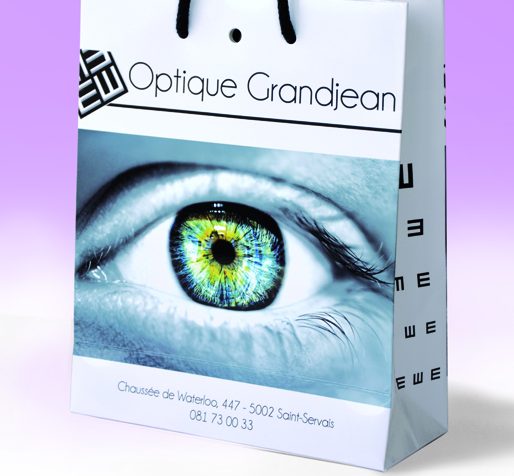 Realizzazione OTIQUE GRANDJEAN - Buste in carta manuali Standard con lacci - foto 2
