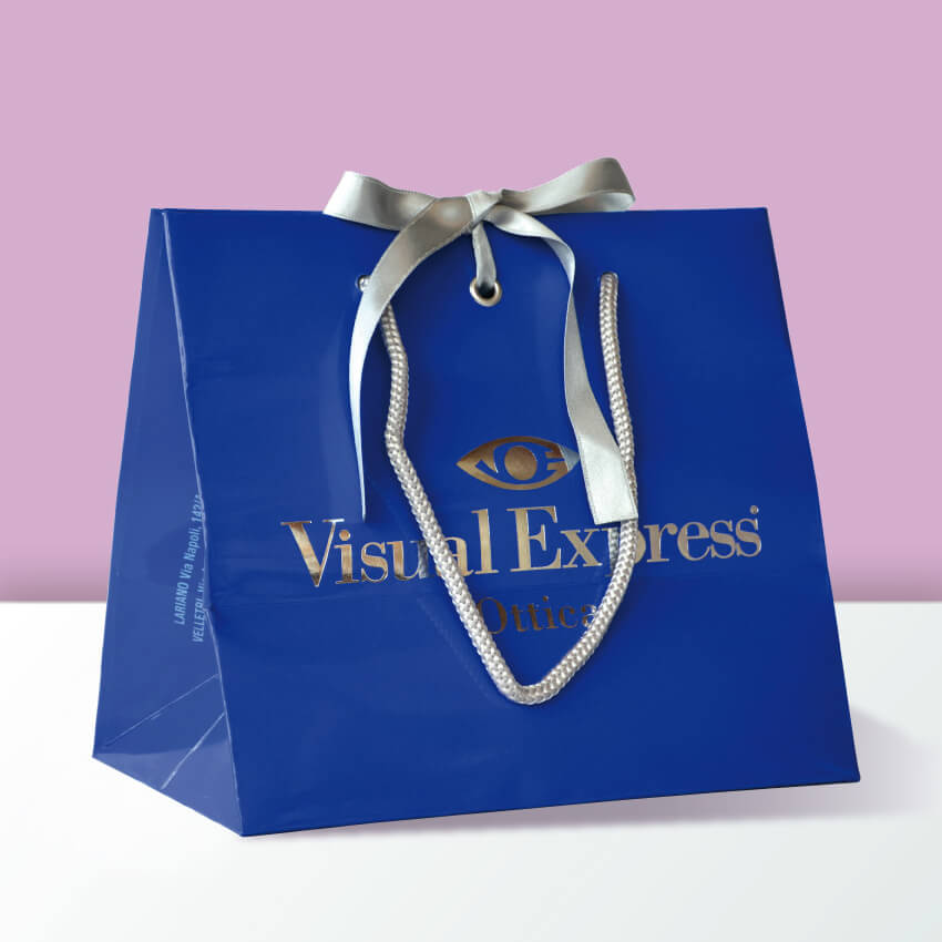Realizzazione VISUAL EXPRESS - buste in carta manuali chiudibusta