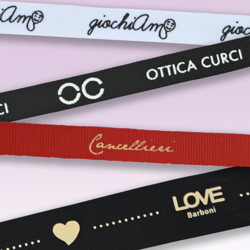 STAMPA SERIGRAFICA - nastrini personalizzata
